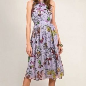 Anthropologie Hermia Floral Midi Dress